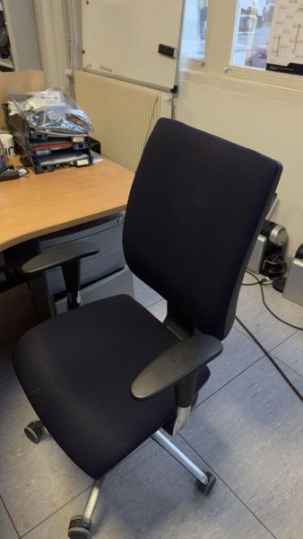 Fauteuil De Bureau - Tissu - Noir