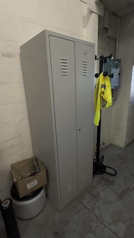 Casier vestiaire - Metal - Gris Clair