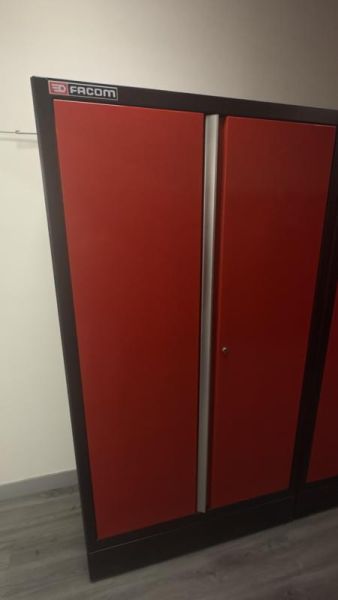Armoire haute Facom - Metal - Rouge Et Gris