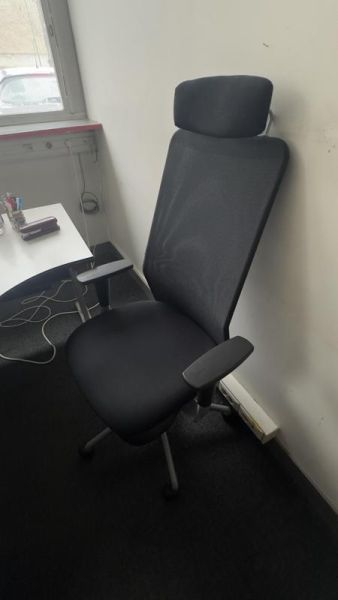 Fauteuil De Bureau - Tissu - Noir