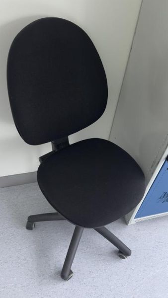 Fauteuil de bureau - Tissu - Noir