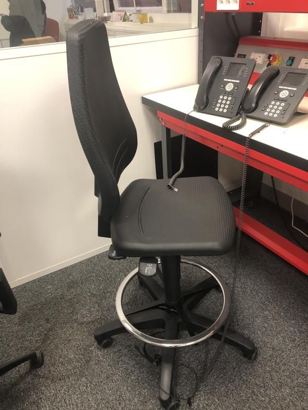 Fauteuil de bureau - Tissu  - Noir