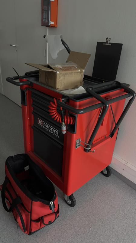 Servante Facom - Métal - Rouge Et Noir