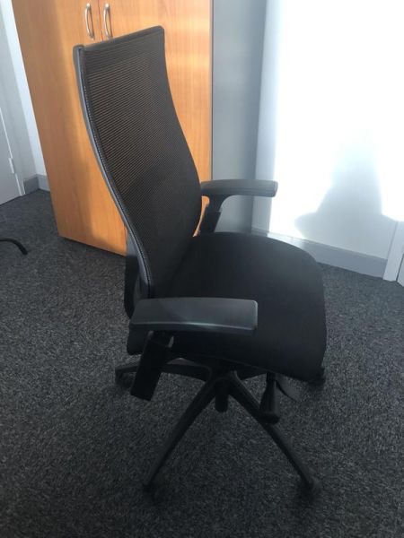 Fauteuil de bureau  - Tissu - Noir