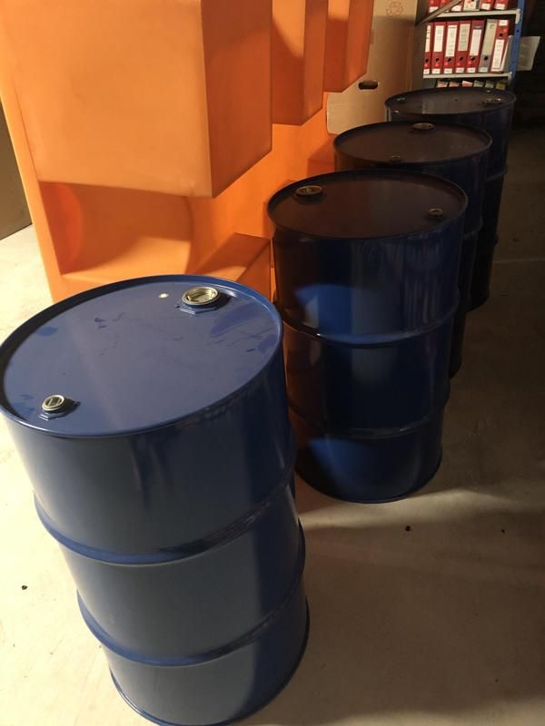 Baril  - Métal - Bleu